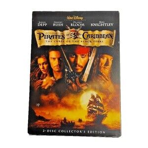Pirates of the Caribbean The Curse of the Black Pearl DVD Movie 2003 Johnny Depp